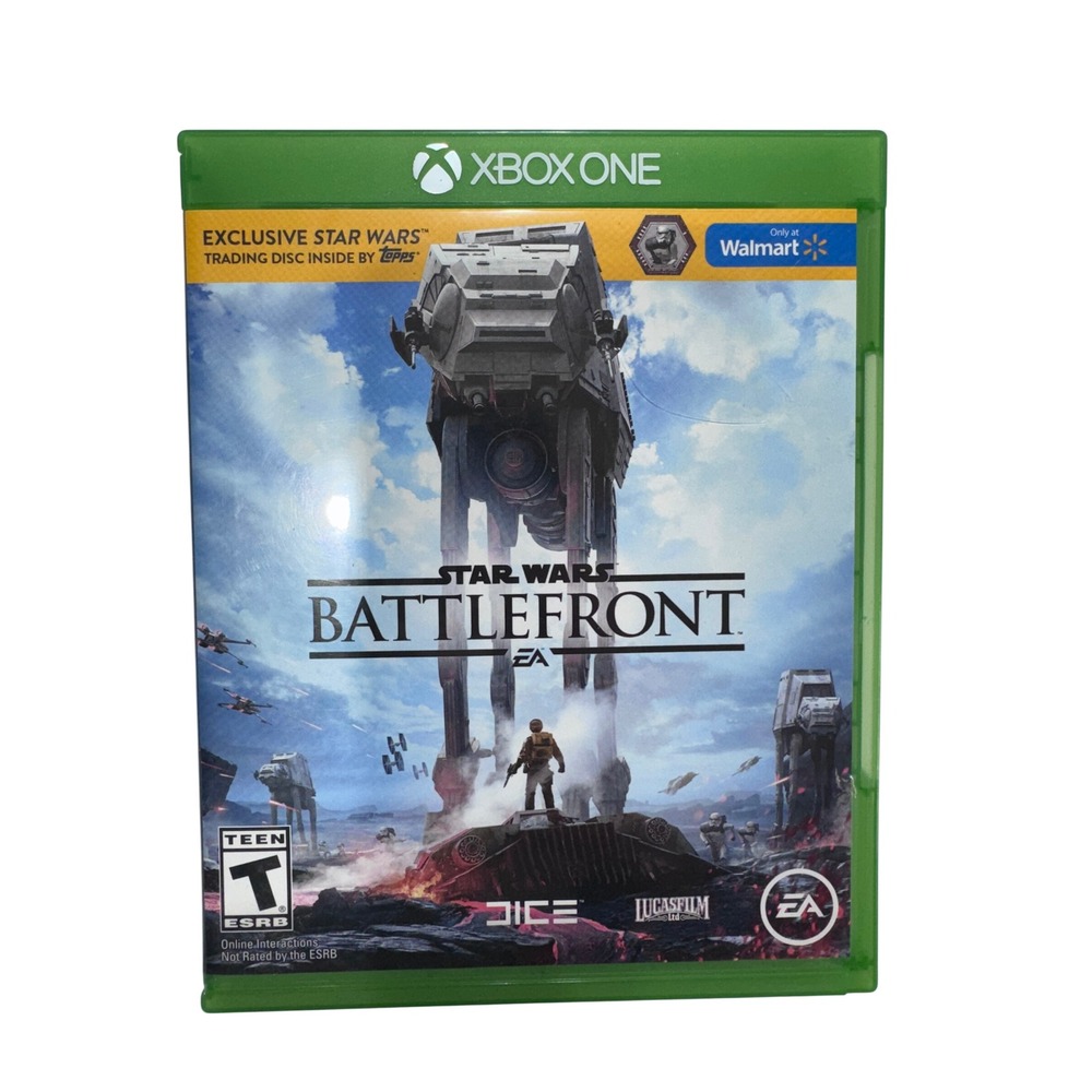 EA Star Wars Battlefront Xbox One Walmart Exclusive with‎ Topps Trading Disc